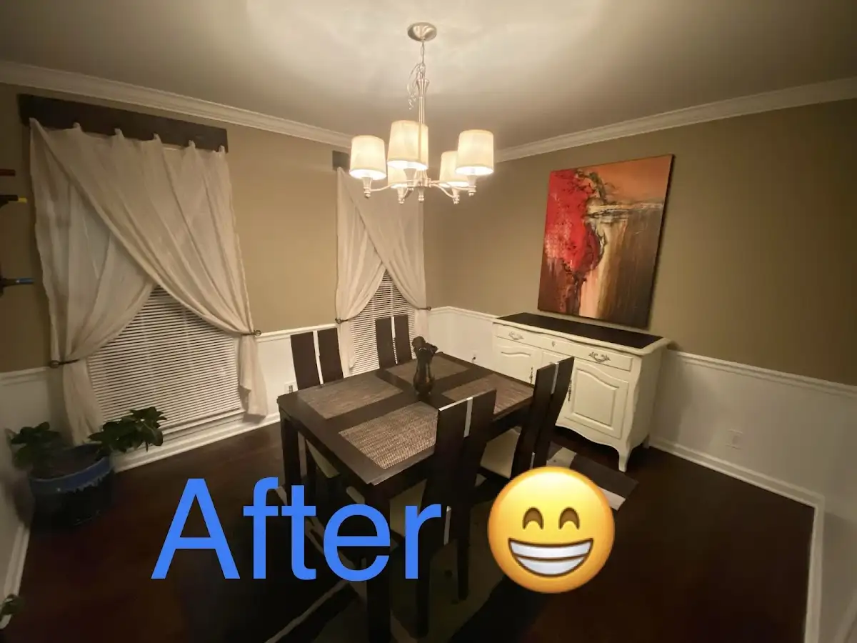 Professional dining room restoration after water damage in Republic
