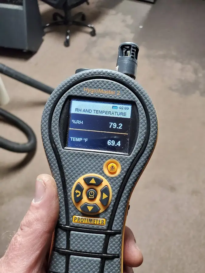 Moisture meter humidity assessment for Fire & Smoke Damage Restoration in Republic